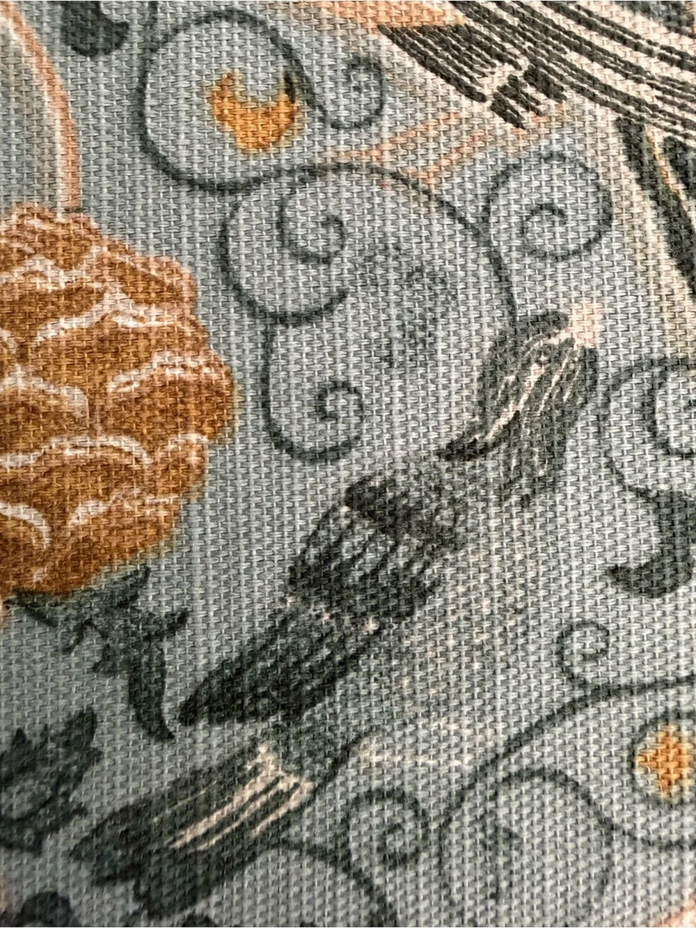 William Morris & Co Bird Seasons By May Shower Curtain Fabric 72x72” Flowers New